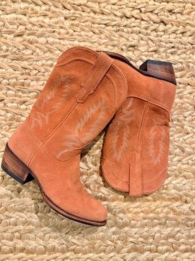 Tecovas Josie Coral Women Cowboy Boots 7.5